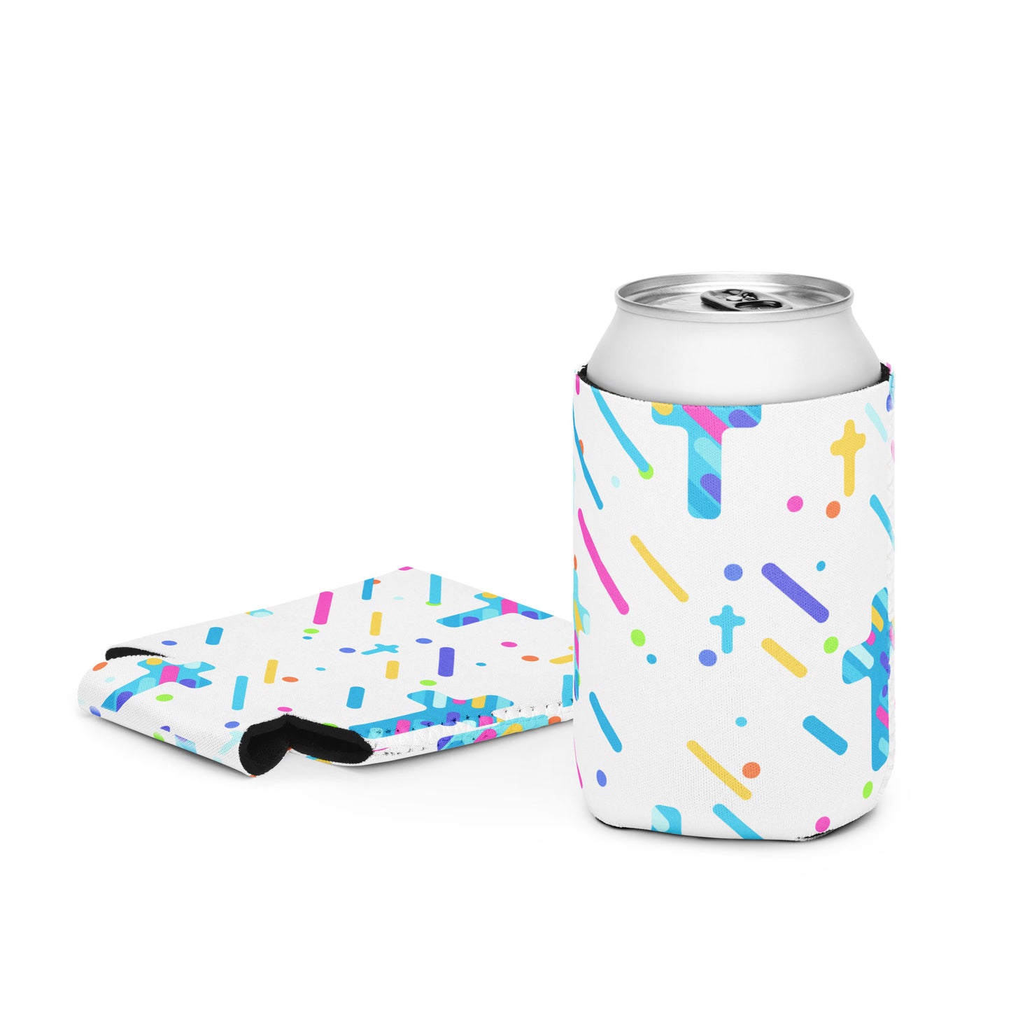 Neon Cross Can Cooler