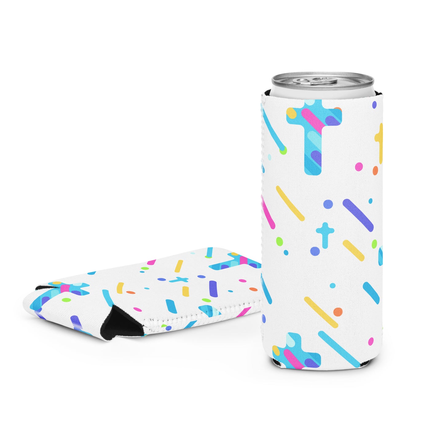 Neon Cross Can Cooler