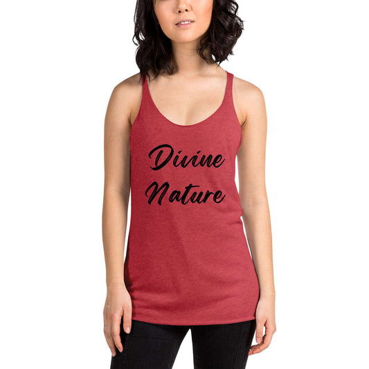 Women's Divine Nature Racerback Tank - Divine Nature Clothing