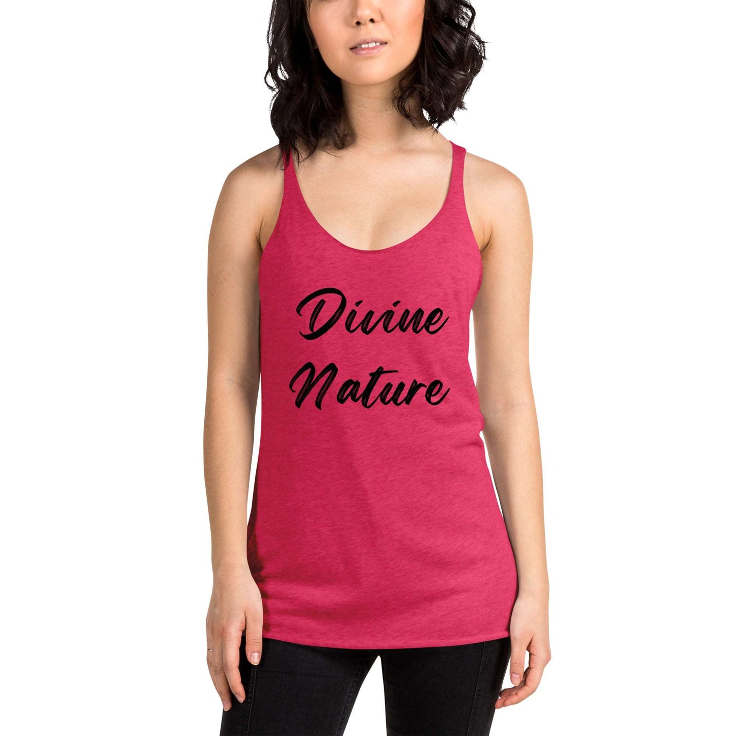 Women's Divine Nature Racerback Tank - Divine Nature Clothing