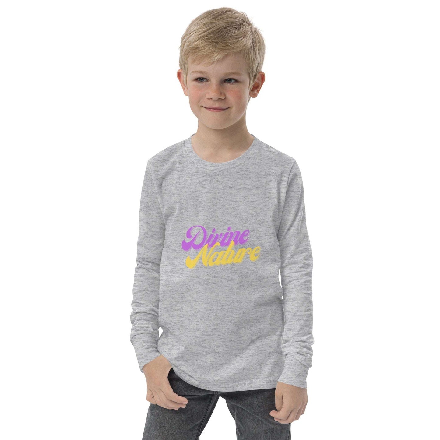 Unisex Divine Nature PY Kids Long Sleeve Tee - Divine Nature Clothing