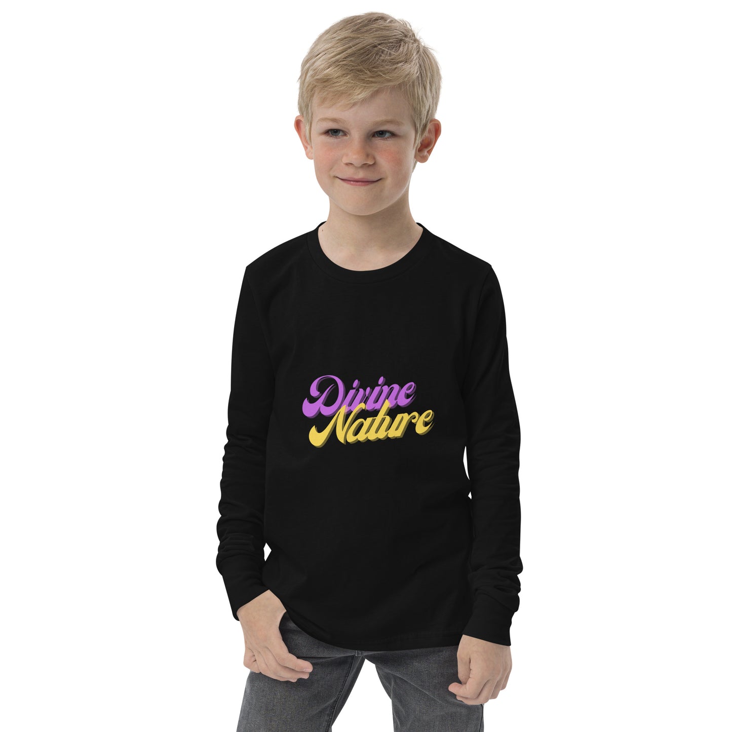 Unisex Divine Nature PY Kids Long Sleeve Tee - Divine Nature Clothing