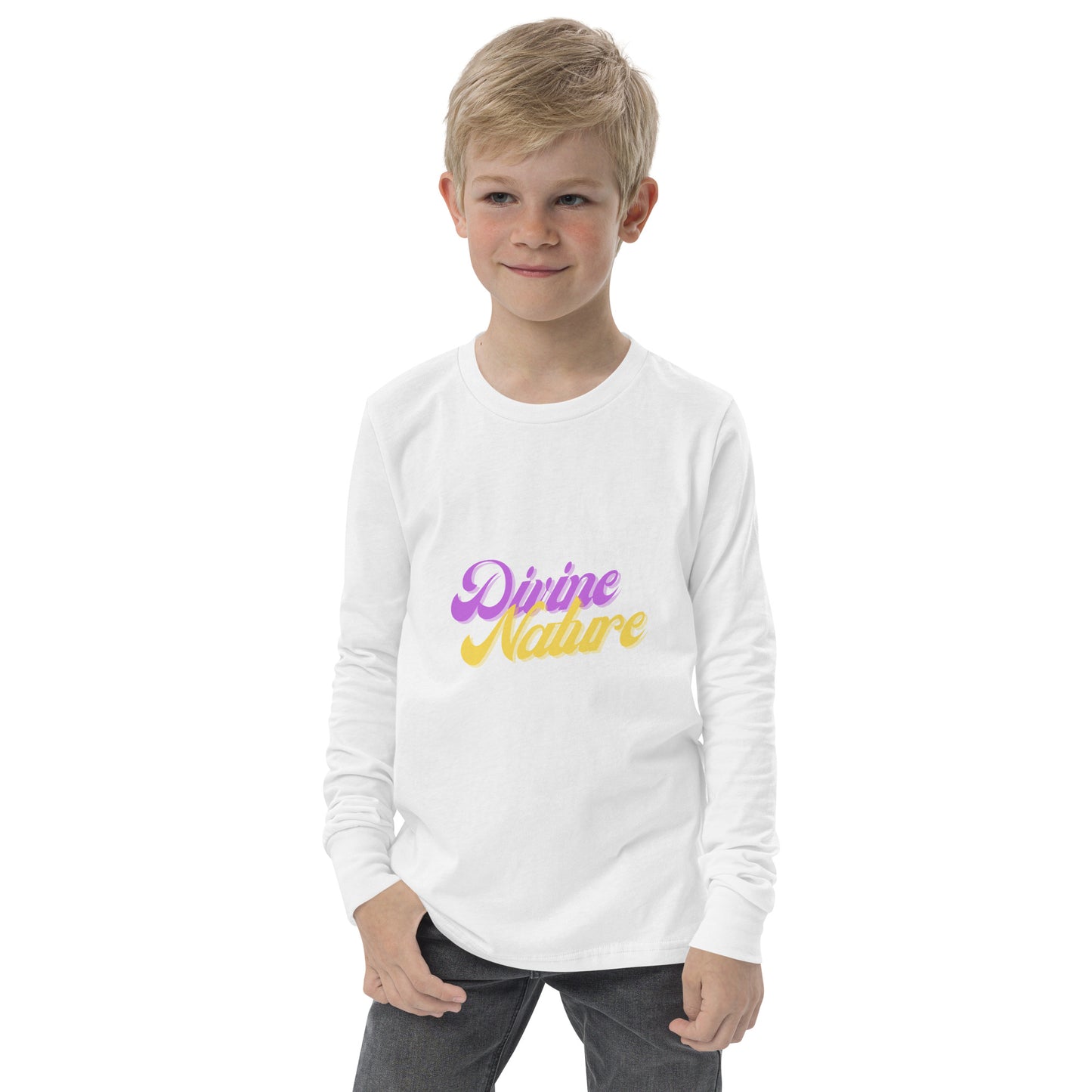 Unisex Divine Nature PY Kids Long Sleeve Tee - Divine Nature Clothing